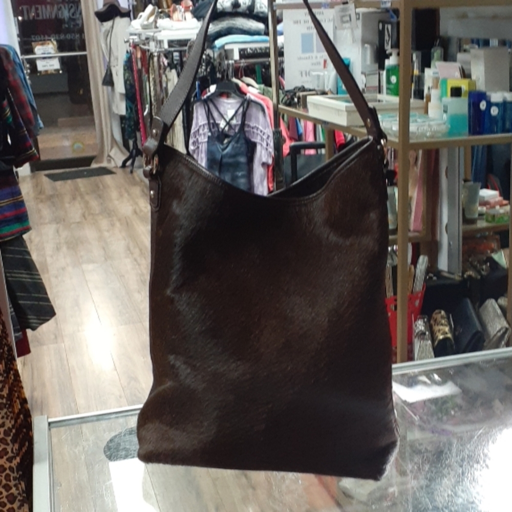 GiGi Brown Fur purse shoulder Bag